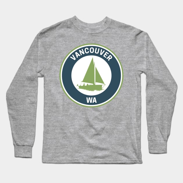 Vintage Vancouver Washington Long Sleeve T-Shirt by fearcity